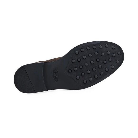 $695 MSRP-Tod\'s Men\'s XXM62C00C10RE0S800 Derby Bucature Formale Gomma- Authentic
